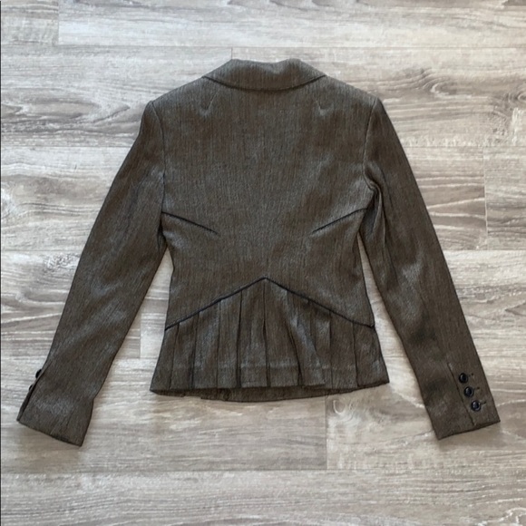 Bebe Brown Two Piece Skirt Suit. - Picture 4 of 10